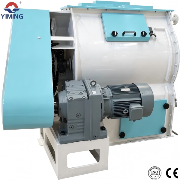 Double shaft paddle mixer